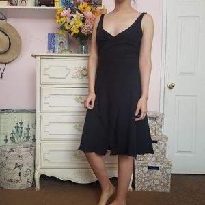 NWT Emporio Armani Black Wrap Dress
